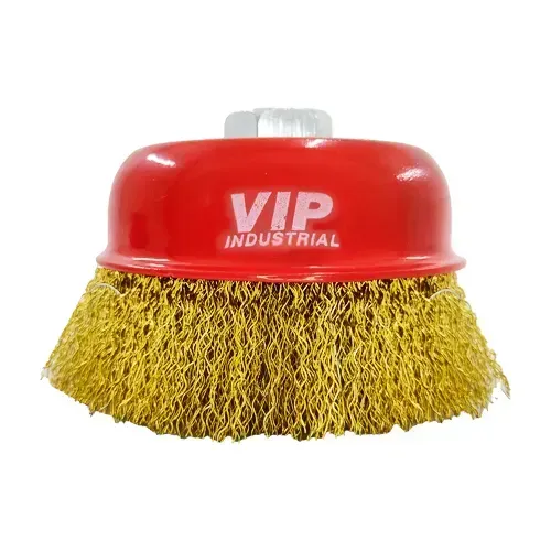 ESCOVA DE ACO ONDULADA 2,5POL 65MM VIP INDUSTRIAL