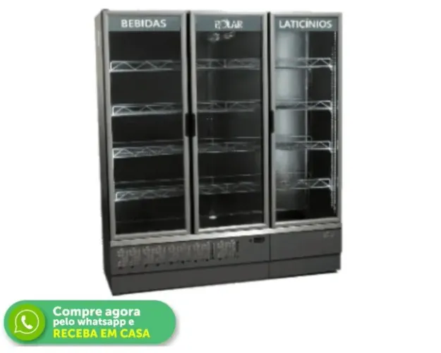 Refrigerador Auto Serviço 3 Portas Polar 220v