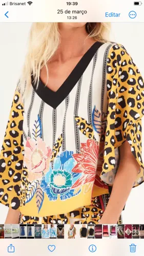 Blusa Zinzane TAM G (veste tb GG)