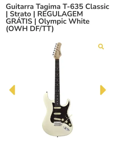 Guitarra tagima T635 olympic white