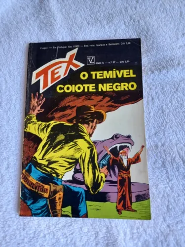 (item 144) Tex n. 37 da 1a Edição.  O temível coiote negro