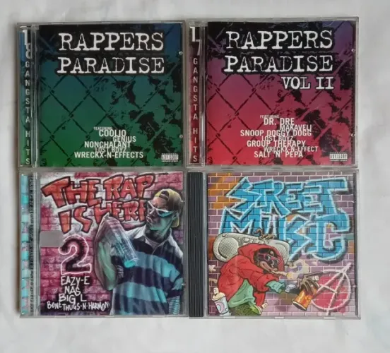 Lote 4 CDs Rap / Hip Hop