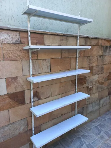 Prateleira de Metal 5 bandejas Branca para Organização