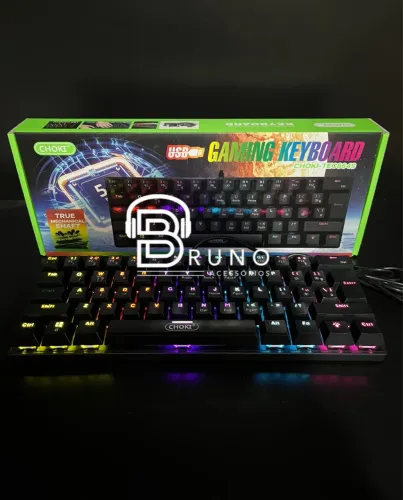 Teclado Gamer Mecânico Choki Tec864S RGB