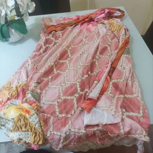 Saia envelope Longa Floral - Tamanho M