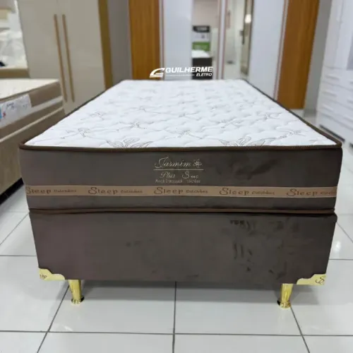 Cama Solteirão 110×200 molas ensacadas. Produtos Novos