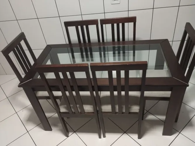 Mesa madeira maciça oportunidade!!!!