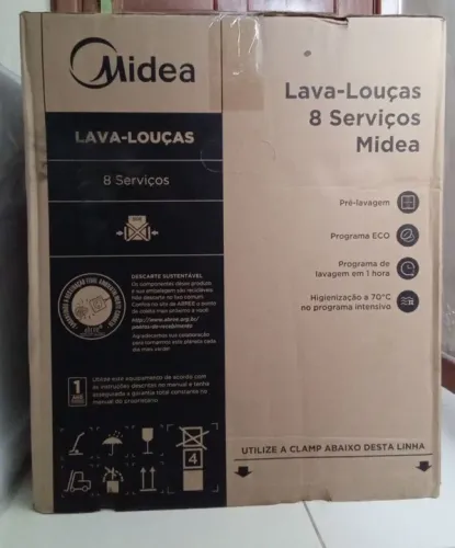 Lava-Louças Midea 8 Serviços - Novo