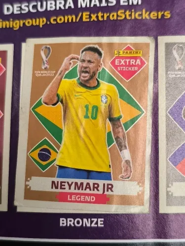 Figurinha Neymar Jr. Bronze 2022