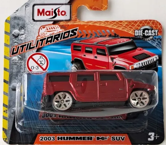 Miniatura 1:64 Maisto 2003 Hummer H2 SUV