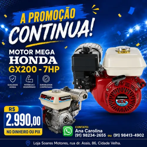Motor GX200 Mega Honda 7hp