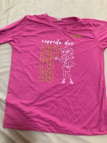 Título: Camisa Feminina Corrida das Patroas - Rosa (Tamanho P)