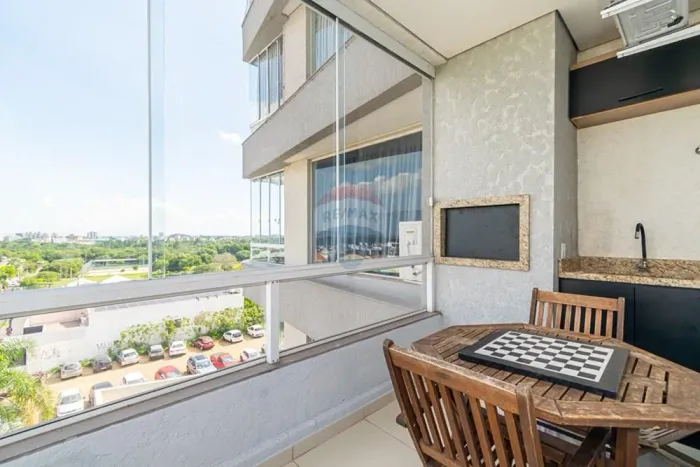 Lindo apartamento para locação no Moderno edifício Richard Meier, no Parque da Matriz, Cac