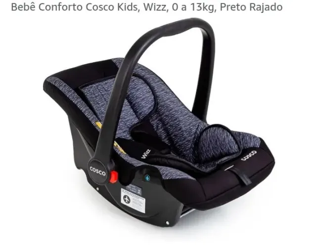 Bebe conforto cosco rajado 