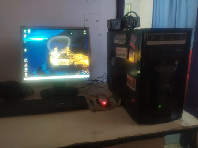Computador completo funcionando
