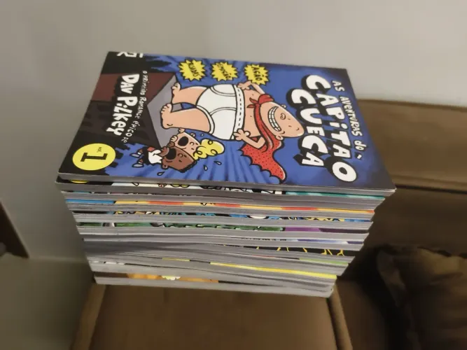 Coleção Capitão Cueca --- 12 volumes