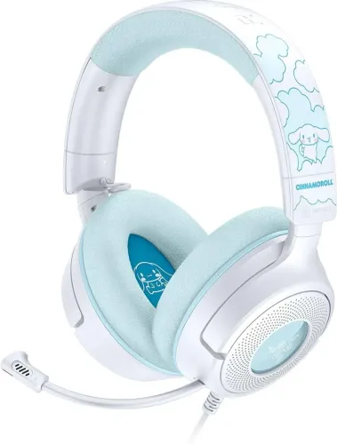 Razer Kraken V4 X Cinnamoroll Edition - Headset Gamer RGB