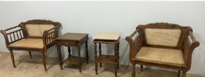 Conjunto de moveis antiquario