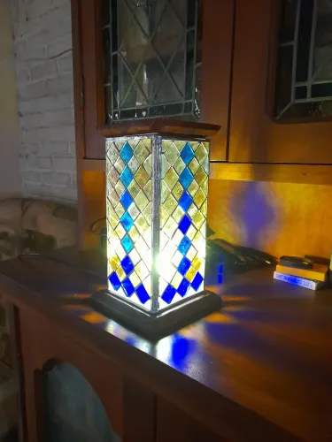 Abajur mosaico decorativo
