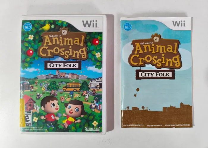 Animal Crossing: City Folk original Nintendo Wii 