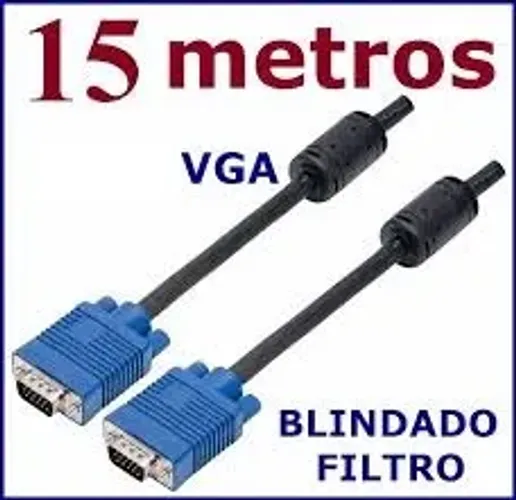 Cabo VGA 15 Metros (NOVO)