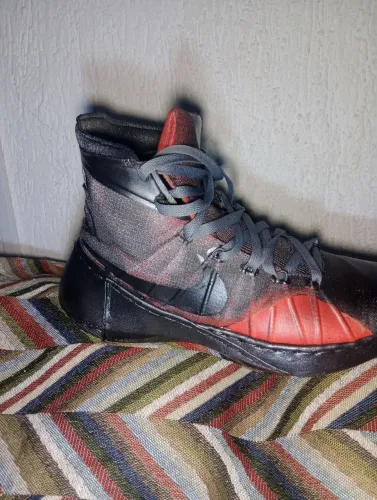 Tênis Nike Hyperdunk série limitada, personalizado, todo vulcanizado e costurado a mão