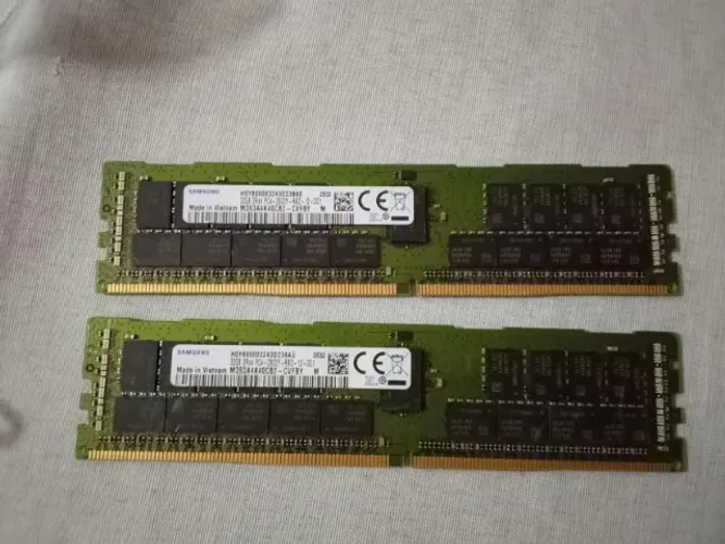 2 Memória Servidor Samsung 32GB DDR4 2933Y MHz ECC Registered (RDIMM)