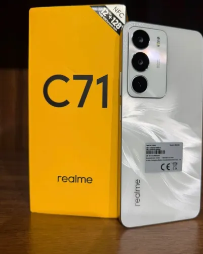 Telefone Lançamento - Realme C71 - 256/8 white Toooop 4G
