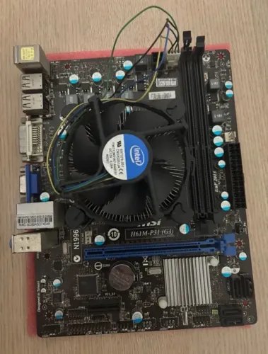 Kit Placa-mãe + HD + Memória Ram + processador + Fonte (G3)