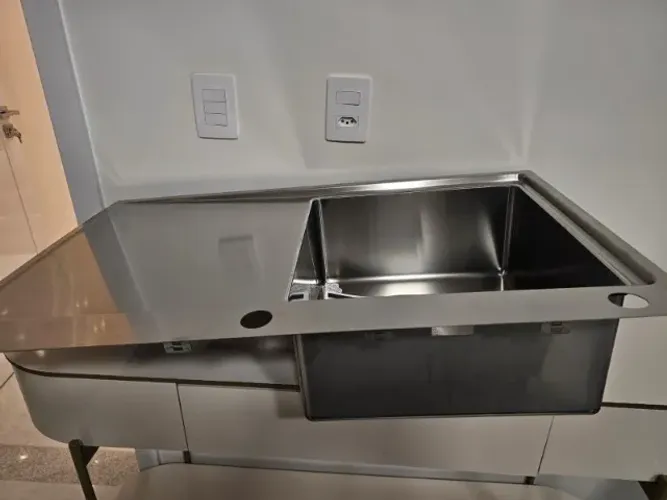 Cuba de Sobrepor Tramontina Design Collection Smooth Aço Inox