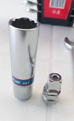SOQUETE LONGO + ADAPTADOR PARA CHAVE ESTRIADA