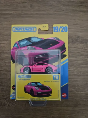 Miniatura Matchbox Porsche 911 Carrera S rosa