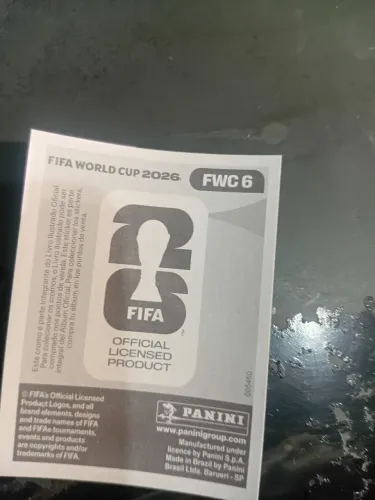 Figurinha da copa
