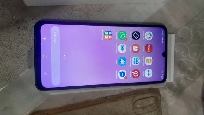 Celular Samsung A07 de 256 gigas na garantia completo com nota fiscal no meu nome