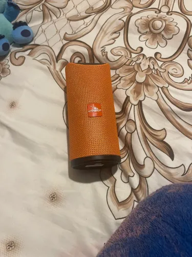 Caixa de Som Bluetooth Grasep Laranja - Portátil e Potente