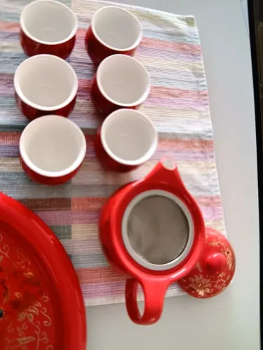 Jogo de chá Chines de porcelana