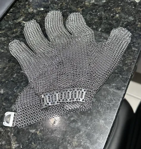 Luva aço inox