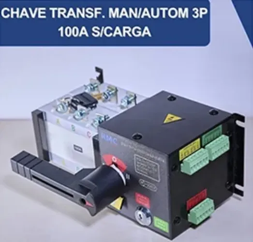 CHAVE de TRANSFERÊNCIA Rede/Gerador - Chave Comutadora
