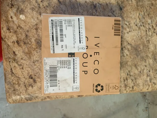 Sensor de leitura de partículas de emissão de gases iveco Daily euro 6
