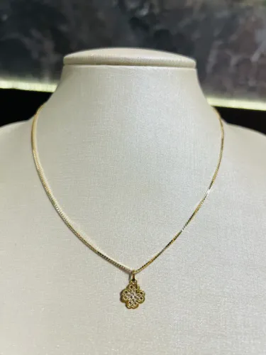 Cordão de ouro feminino com garantia ( LOJA )