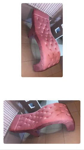Maca em veludo rosa