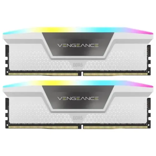 Memória Ram Corsair Vengeance RGB DDR5 32GB (2X16GB) 6000MHZ - (CMH32GX5M2D6000Z38W) - Nov