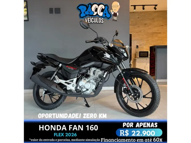 Honda Cg 160 fan 2026