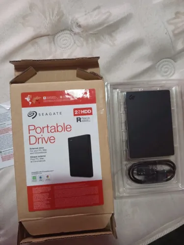 (NOVO E LACRADO) HD Externo Seagate Portátil 2TB USB 3.0 | PC, Mac, PS4 e Xbox