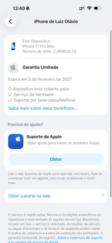 Iphone 17 Pro Max Laranja 256/512gb