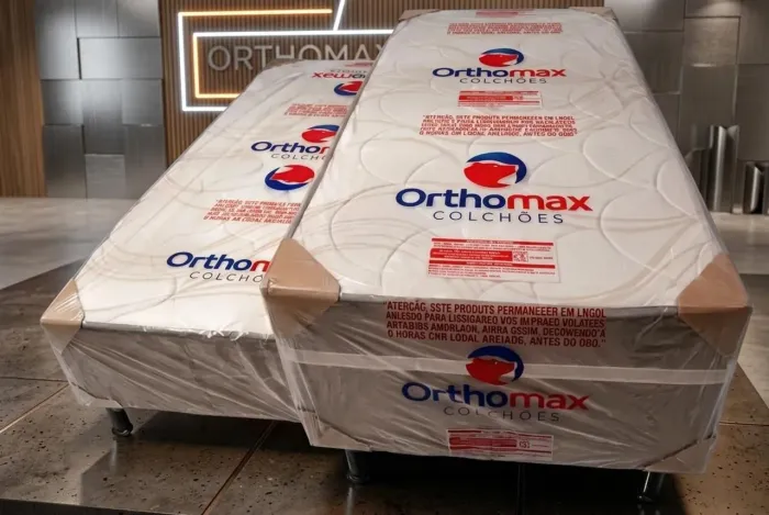 Cama box solteiro com auxiliar