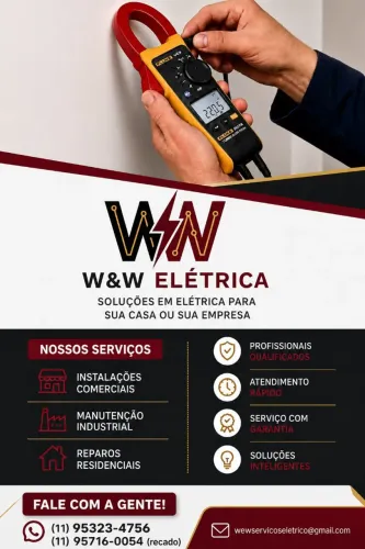 Eletricista Residencial e Industrial - Atendimento Rápido e Segur
