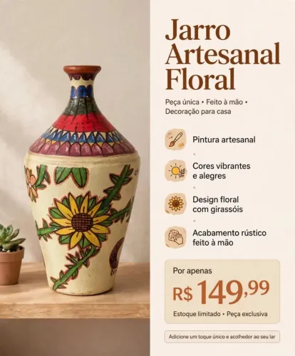 Jarro artesanal