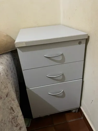 gaveteiro para escritório com 3 gavetas