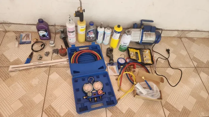 Kit ferramentas para refrigeração